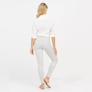 Spanx Jean-ish Ankle Leggings Speckled Grey size large